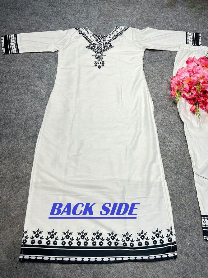 DC G20 White Muslin Printed Kurti With Bottom Wholesale Price In Surat